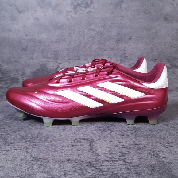 ADIDAS Copa Pure 2 Elite FG‎ Shadow Red Soccer Cleats Mens 12.5 Maroon White